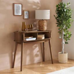 Birlea Axel Console Table in Brown - thumbnail 2