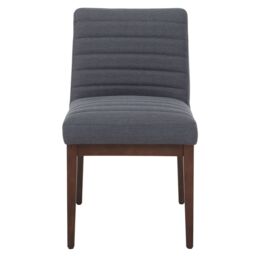 Orsina Stylish Chair, Charcoal Upholstered Outdoor Chair For Garden, Comfortable Dining Chair For Breakfast in Grey - thumbnail 6
