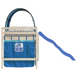 Berkfield Home Curtains for Loft Bed with Tunnel Blue Polyester - thumbnail 6