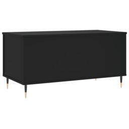 Berkfield Home Coffee Table Black 90x44.5x45 cm Engineered Wood - thumbnail 5