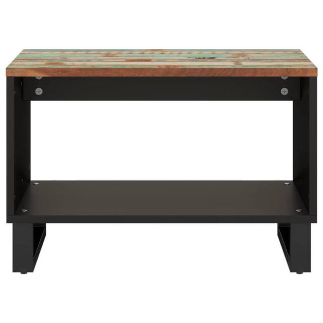 Berkfield Home Green Coffee Table 60x50x40 cm Solid Wood Reclaimed - Size: 60 x 50 x 40 cm - image 1