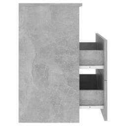 Berkfield Home Bed Cabinet Concrete Grey 50x32x60 cm - Size: 50 x 32 x 60 cm - thumbnail 7