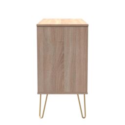 Ready Assembled 2 U Metro 3 Drawer TV Unit (Ready Assembled) in Light Oak - thumbnail 2