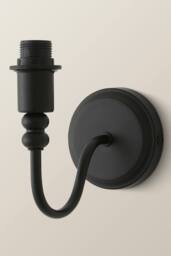 ValueLights Binky Pair of Rechargeable LED Bulb Wall Light Bases in Black - thumbnail 3