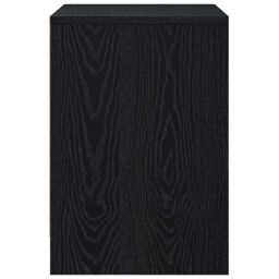 Berkfield Home Bedside Cabinets 2 pcs with Drawer Black 40x34x50 cm in Grey - Size: 40 x 34 x 50 cm - thumbnail 6