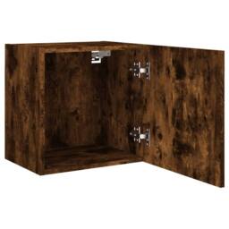 Berkfield Home TV Wall Cabinets 2 pcs Smoked Oak 40.5x30x40 cm Engineered Wood in Brown - thumbnail 7