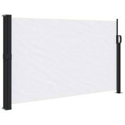 Berkfield Home Retractable Side Awning White 117x300 cm - thumbnail 3