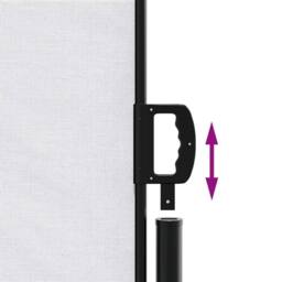 Berkfield Home Retractable Side Awning White 117x300 cm - thumbnail 6