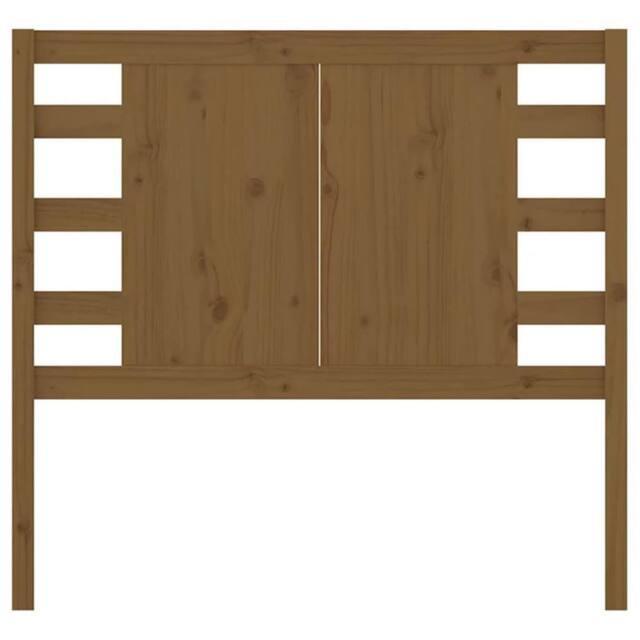 Berkfield Home Headboard Honey Brown 81x4x100 cm Solid Wood Pine - Size: 81 x 4 x 100 cm - image 1