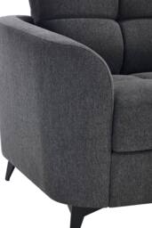 More4Homes Solna 1+2+3 Seater Scandi Style Fabric Living Room Sofa Set in Charcoal - thumbnail 8