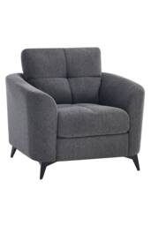 More4Homes Solna 1+2+3 Seater Scandi Style Fabric Living Room Sofa Set in Charcoal - thumbnail 7