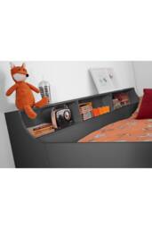Julian Bowen Jupiter Midsleeper Cabin Bed with Desk in Dark Grey - Size: Single - thumbnail 4