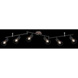 Netlighting Xara I Ceiling Spotlight Bar Black 6x E14 - thumbnail 3