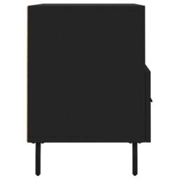 Berkfield Home TV Cabinet Black 80x36x50 cm Engineered Wood - Size: 80 x 36 x 50 cm - thumbnail 7