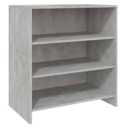 Berkfield Home 3 Piece Sideboard Concrete Grey Engineered Wood - thumbnail 4