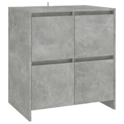 Berkfield Home 3 Piece Sideboard Concrete Grey Engineered Wood - thumbnail 5