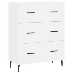 Berkfield Home Sideboard White 69.5x34x90 cm Engineered Wood - thumbnail 2