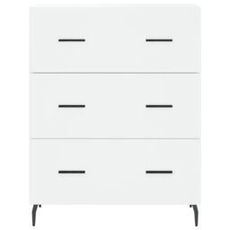 Berkfield Home Sideboard White 69.5x34x90 cm Engineered Wood - thumbnail 5