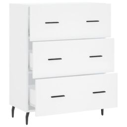 Berkfield Home Sideboard White 69.5x34x90 cm Engineered Wood - thumbnail 6