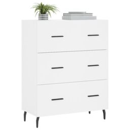 Berkfield Home Sideboard White 69.5x34x90 cm Engineered Wood - thumbnail 3