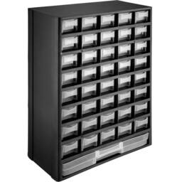 tectake Storage Bins - Black/White - thumbnail 1