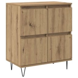 Berkfield Home Sideboard with Storage with Door Brown 60 x 35 x 70 cm Engineered wood - thumbnail 2
