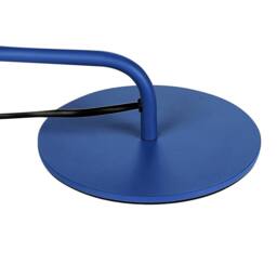Wyld and Coco Floor Lamp Blue Metal 154 cm Adjustable Cone Shade - thumbnail 8