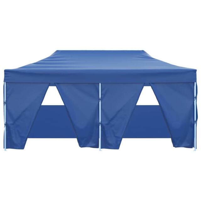 Berkfield Home Professional Folding Party Tent with 4 Sidewalls 3x6 m Steel Blue - image 1