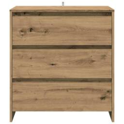 Berkfield Home Decorative 2 Piece Sideboard Artisan Oak Engineered Wood in Brown - thumbnail 7