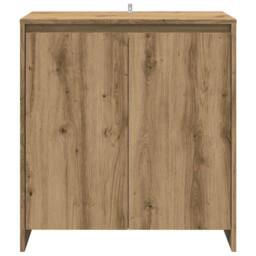 Berkfield Home Decorative 2 Piece Sideboard Artisan Oak Engineered Wood in Brown - thumbnail 5