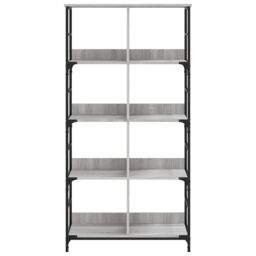 Berkfield Home Bookshelf Grey Sonoma 78.5x33x153 cm Engineered Wood - thumbnail 4