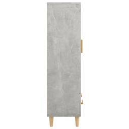 Berkfield Home Highboard Concrete Grey 70x31x115 cm Engineered Wood - Size: 70 x 31 x 115 cm - thumbnail 7