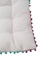 Boho Tassel Decor Square Dining Chair Pad Cushion in White - Size: 40 cm x 40 cm - thumbnail 8