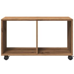 Berkfield Home vidaXL¬†Rolling¬†Cabinet¬†Artisian Oak 72x33x42.5 cm Engineered Wood in Brown - thumbnail 5