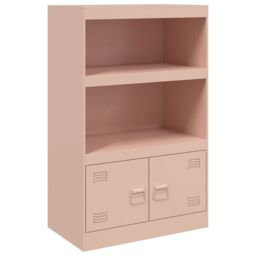 Berkfield Home Sideboard Pink 67x39x107 cm Steel - Size: 67 x 39 x 107 cm - thumbnail 2
