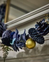 Dibor Moonlight Christmas Xmas Table Decoration Christmas Garland 1.2m - Size: Large - thumbnail 4