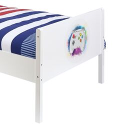 Liberty House Toys Kids White Single Bed - Gaming - thumbnail 6