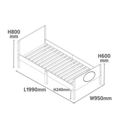 Liberty House Toys Kids White Single Bed - Gaming - thumbnail 9