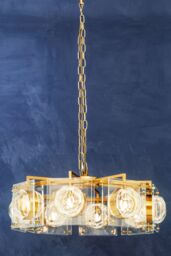 Orsina Kensington Townhouse 8 Bulb Pendant Light in Brown - thumbnail 2