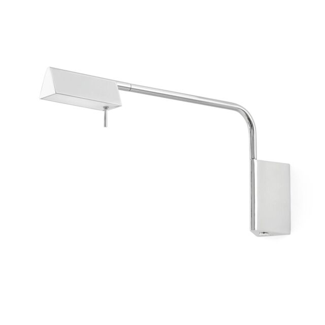 Netlighting Academy LED Indoor Wall Lamp Chrome in Grey - image 1