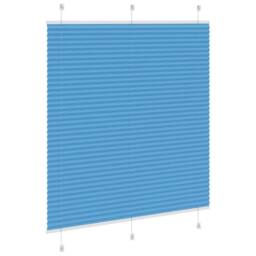Berkfield Home Pleated Blind Blue 120x100 cm Fabric Width 119.4 cm Polyester - thumbnail 4