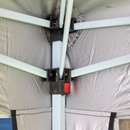 Home Source Pop Up Gazebo 3m x 3m Garden Marquee Tent Easy Up With Carry Bag in Black - thumbnail 5
