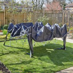 Home Source Pop Up Gazebo 3m x 3m Garden Marquee Tent Easy Up With Carry Bag in Black - thumbnail 3