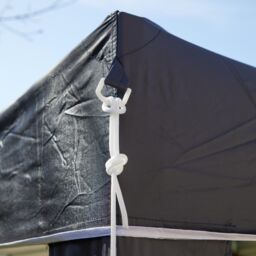 Home Source Pop Up Gazebo 3m x 3m Garden Marquee Tent Easy Up With Carry Bag in Black - thumbnail 4