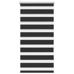 Berkfield Home Zebra Blind 80 x 150 cm Black