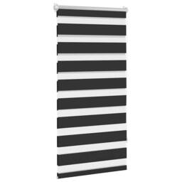 Berkfield Home Zebra Blind 80 x 150 cm Black - thumbnail 3