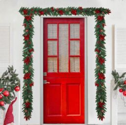 Leaper 1.5M Christmas Vine Hanging Decoration Garland with Lights in Green