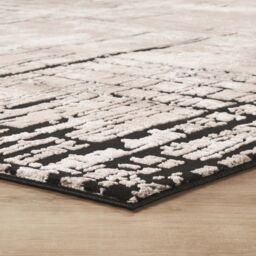 Desire Rugs Belgravia Living Room Area Rug Metallic Sheen Modern Nexus Design in Beige - Size: 200 cm x 290 cm - thumbnail 5