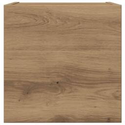 Berkfield Home Classic 4 Piece TV Cabinet Set Wall-mounted Artisan Oak Engineere in Brown - thumbnail 7