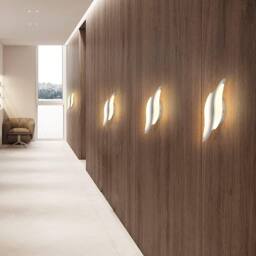 Goeco LED Interior Wall Light, Acrylic Wall Light, 12W, for Bedroom, 3000K in White - thumbnail 4